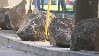 San Francisco homeless crisis prompts neighborhood to put boulders on sidewalk to deter campers