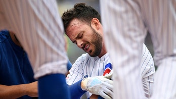 Agent blasts MLB after Chicago Cubs' Kris Bryant slips on wet base, suffers ankle injury