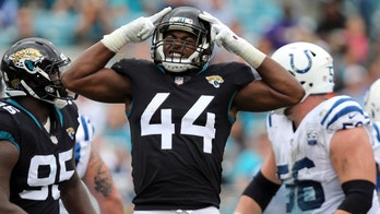 Jacksonville Jaguars' Myles Jack punches Kansas City Chiefs' Demarcus Robinson, gets ejected