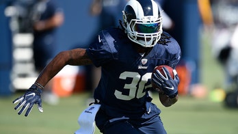 Rams RB Gurley insists knee is fine as questions persist