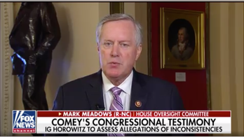 Rep. Meadows on upcoming IG report: 'James Comey's problems are just now starting'