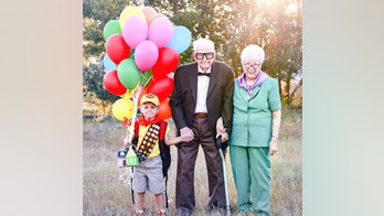 Colorado boy, 5, stages 'Up'-themed birthday photoshoot with great-grandparents