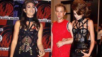 Kaia Gerber channels her supermodel mom Cindy Crawford in strappy leather outfit