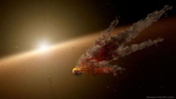 Rogue ice moon could be spilling its guts all over 'alien megastructure' star