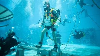 To prepare astronauts for the Moon, NASA is using a giant water tank