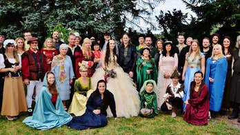 'Lord of the Rings' and 'Game of Thrones' fans marry in fantasy-themed wedding ceremony
