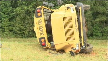 Driver dead in Mississippi school bus crash, 4 children airlifted from scene: reports