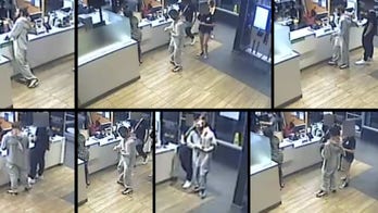 Man in shark costume is wanted for shoving McDonald's worker: report