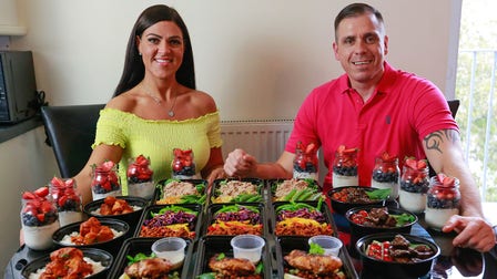 Couple loses a combined 200 pounds with 'extreme' meal prep: 'We eat whatever we want'