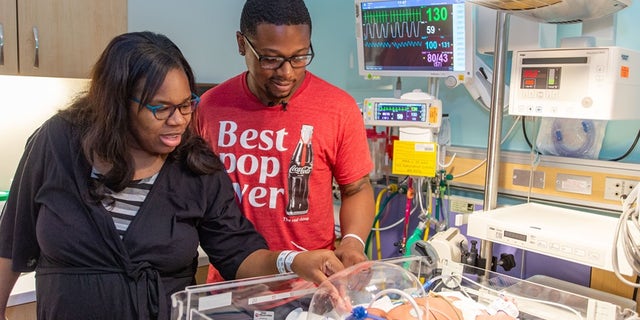 "It's very rare but very special. It just makes her an even more special little girl than she already is," a hospital staff member said.