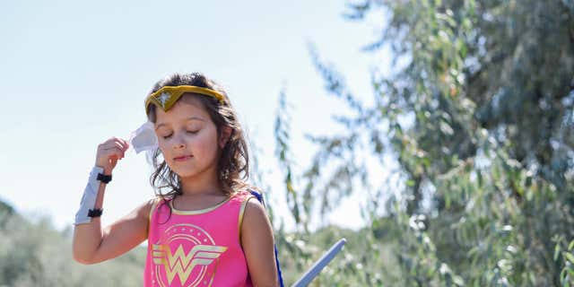 Aliyah required multiple surgeries to correct the damage sustained to her left eye.