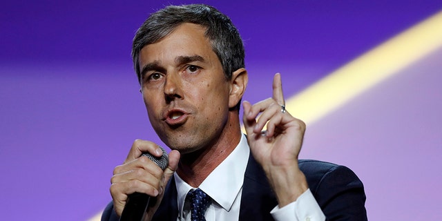 Democratic presidential candidate Beto O'Rourke speaks during a candidates forum at the 110th NAACP National Convention in Detroit, July 24, 2019. (Associated Press)