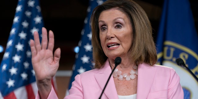 House Speaker Nancy Pelosi, D-Calif., suggested strongly on Sunday that she was considering pushing to impeach the president if certain demands related to the whistleblower were not met. (AP Photo/J. Scott Applewhite, File)