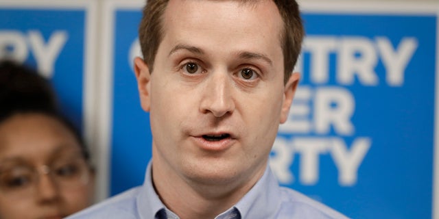 9th Congressional District Democratic candidate Dan McCready answers a question during a news conference in Charlotte, N.C., on May 15, 2019. (AP Photo/Chuck Burton, File)