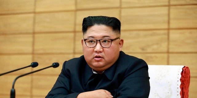 North Korean leader Kim Jong Un attends an emergency meeting to discuss disaster prevention efforts against Typhoon Lingling, in North Korea. (Korean Central News Agency/Korea News Service via AP, File)