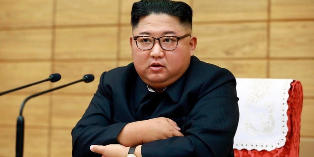 North Korean leader Kim Jong Un attends an emergency meeting to discuss disaster prevention efforts against Typhoon Lingling, in North Korea. (Korean Central News Agency/Korea News Service via AP, File)