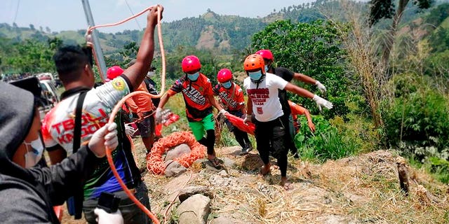 Provincial police chief Joel Limson said the truck was negotiating a downhill road in Tboli town in South Cotabato province when its brakes apparently failed and plummeted down a ravine, pinning 15 people to death. Five other victims later died in hospitals.