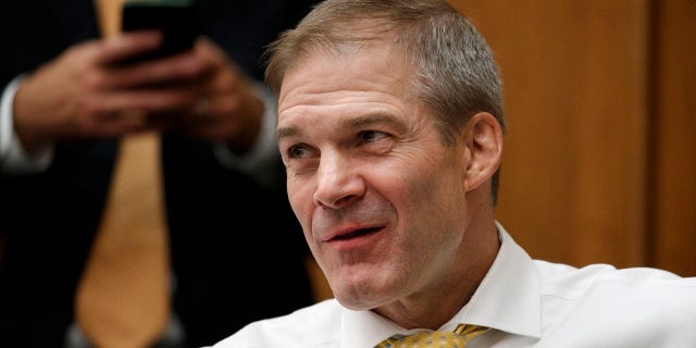 Sen. Jim Jordan, R-Ohio, asks a question of Corey Lewandowski, former campaign manager for President Donald Trump, during a House Judiciary Committee hearing, Tuesday, Sept. 17, 2019, in Washington. (AP Photo/Jacquelyn Martin)