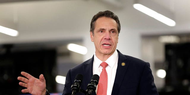 In this Feb. 14, 2019, file photo, Gov. Andrew Cuomo addresses the media in New York. (AP Photo/Seth Wenig, File)