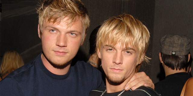 Nick Carter, left, and Aaron Carter, seen in 2006. (Mark Sullivan/WireImage, File)