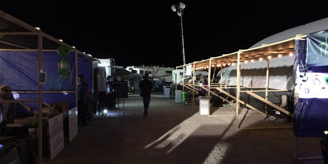 The Area 51 Basecamp featured an organized area of vendors and food spots.