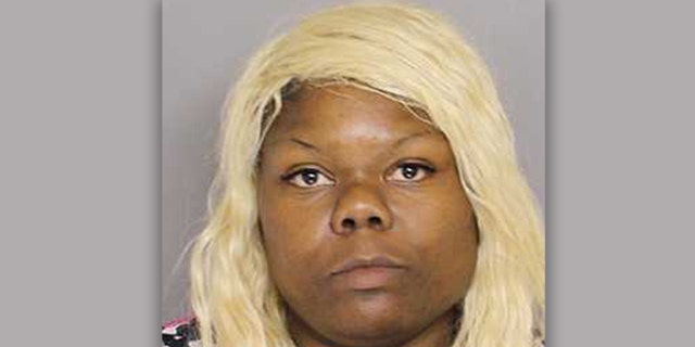 Allison Daughtrey, 34, was arrested on Monday after allegedly getting into an argument with a hotel security guard.