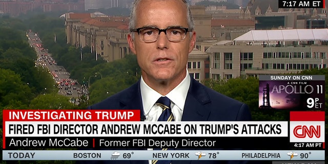 Former FBI honcho Andrew McCabe became a CNN correspondent in August.