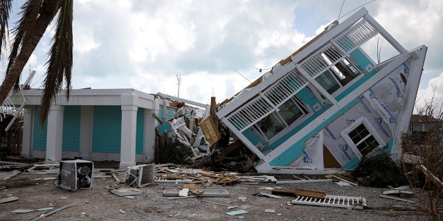 A devastated house is seen after Hurricane Dorian hit the Abaco Islands in Treasure Cay, Bahamas, September 7, 2019. (REUTERS/Marco Bello)