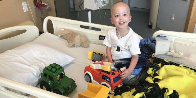 He was diagnosed in April 2018 after his daycare called to let Burge know he had a fever and needed to be picked up.