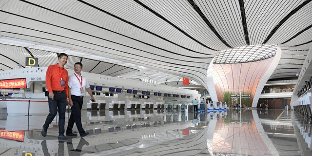 The terminal is being billed as the largest in the world, measuring an estimated 11 million square feet.