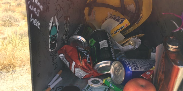 Items left behind in "The Black Mailbox."