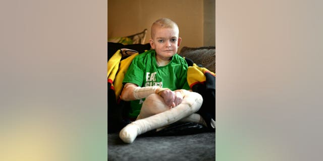 His mother said his life revolves around school, Xbox and sleep since he is unable to play outside with friends.