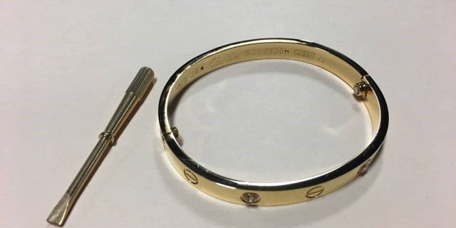 A counterfeit bracelet. (Customs and Border Protection)