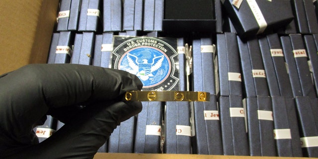 Customs and Border Protection seized millions in fake counterfeit jewelry. (Customs and Border Protection)