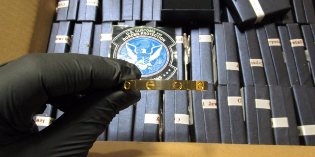 Customs and Border Protection seized millions in fake counterfeit jewelry. (Customs and Border Protection)