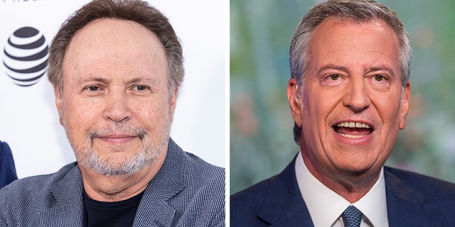 Billy Crystal said that New York City Mayor Bill de Blasio needs to clean the garbage around the city.