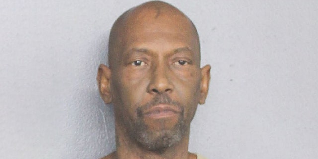 Curtis Miller, 54, was charged second-degree attempted murder after he was caught on surveillance video allegedly using a samurai sword to fight over a wheelbarrow in Oakland Park, Fla., in July.