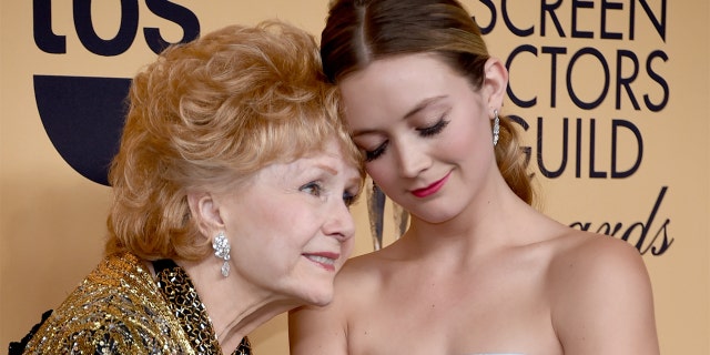 Debbie Reynolds and Billie Lourd.