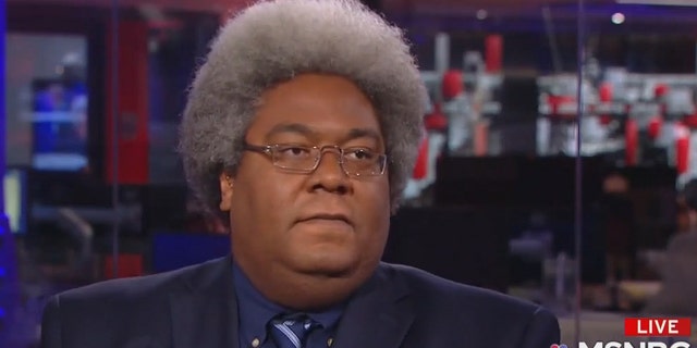The Nation correspondent Elie Mystal appears on MSNBC in 2019. (Screenshot/MSNBC)