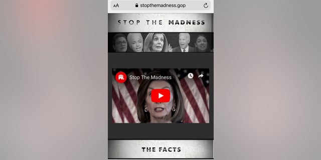 As part of their aggressive impeachment response, the RNC on Monday launched a new website, stopthemadness.gop.