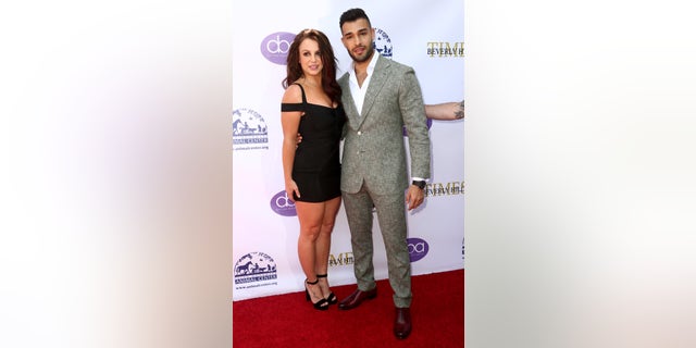 Britney Spears and Sam Asghari left Friday to attend the 2019 Daytime Beauty Awards in Los Angeles, California. Asghari was a laureate of the event and received the Outstanding Achievement in Fitness Award. (Photo by Tommaso Boddi / Getty Images)