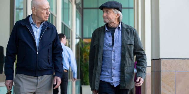 Alan Arkin and Michael Douglas from Netflix's 'The Kominsky Method.'