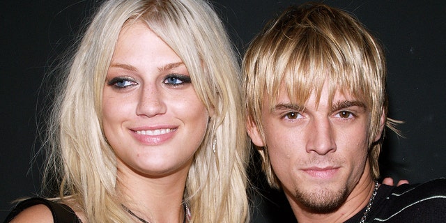 Leslie Carter and Aaron Carter pictured together in 2006. Leslie died at age 25 of a drug overdose in 2012.