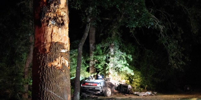 Westlake Legal Group Lufkin1 Texas bank robbery suspect killed in crash after police chase where speeds topped 130 mph Travis Fedschun fox-news/us/us-regions/southwest/texas fox-news/us/disasters/transportation fox-news/us/crime fox news fnc/us fnc c20502c2-32e9-54d8-a533-761517791312 article