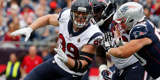 The Texans and J.J. Watt are looking for another AFC South title. (AP Photo/Winslow Townson, File)