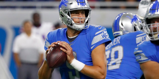Matthew Stafford has been productive on the field. (AP Photo/Rick Osentoski)