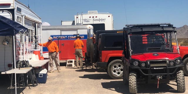 Emergency crews staging in Nye County, Nevada ahead of possible "Storm Area 51" events.