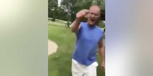 Timothy Trybus, 63, was recorded allegedly berating a woman wearing a T-shirt with a Puerto Rican flag on it last year.