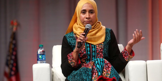 The Women's March board cut ties with Zahra Billoo, seen here in 2017.