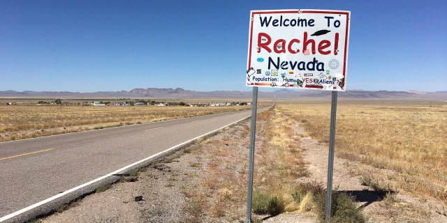 The small town of Rachel, Nev. lies about 140 miles north of Las Vegas.